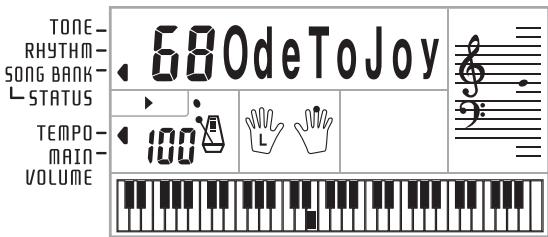 CASIO CTK-700 - To play back a Song Bank tune - 6
