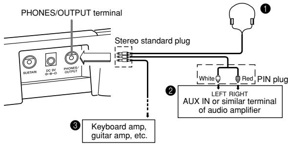 CASIO CTK-710 - Phones/Output Terminal - 2