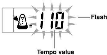CASIO CTK-710 - To set the tempo - 2