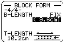 CASIO CW-L300UG - Pour contrôler la longueur d'une étiquette avec des longueurs de blocs fixes - 4