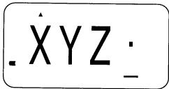 CASIO KL-100 - To specify a text effect - 2