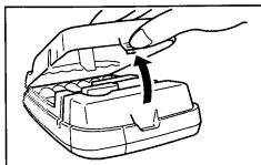 CASIO KL-100 - To load a tape cartridge - 1