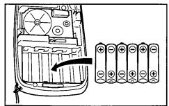 CASIO KL-100 - To replace the batteries - 2