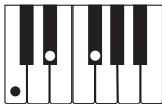 CASIO LK-100 - Using standard fingerings - 3