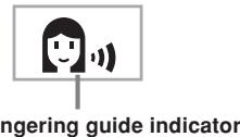 CASIO LK-100 - To turn voice fingering guide on and off - 1