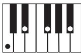 CASIO LK-100 - Using standard fingerings - 9