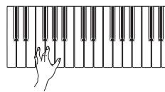 CASIO LK-100 - Using Synchro start - 1
