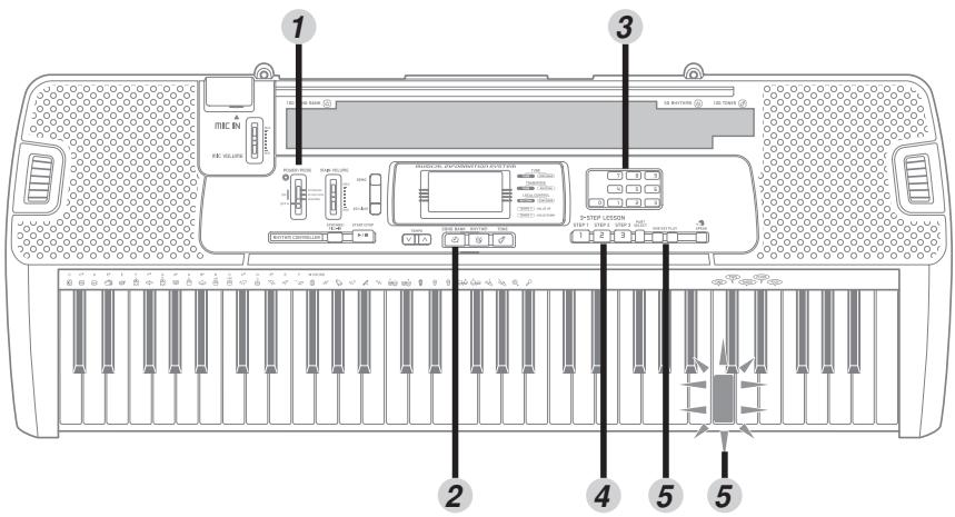 CASIO LK-100 - ** Attachment of Score Stand - 2