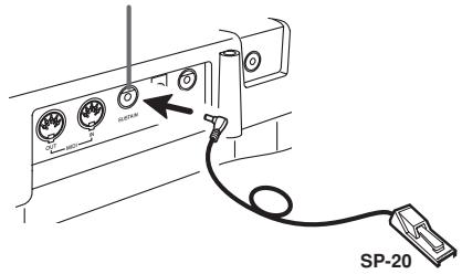 CASIO LK-100 - Sustain Jack - 1