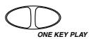 CASIO LK-42 - Press the ONE KEY PLAY buttons to play each note of the tune. - 1