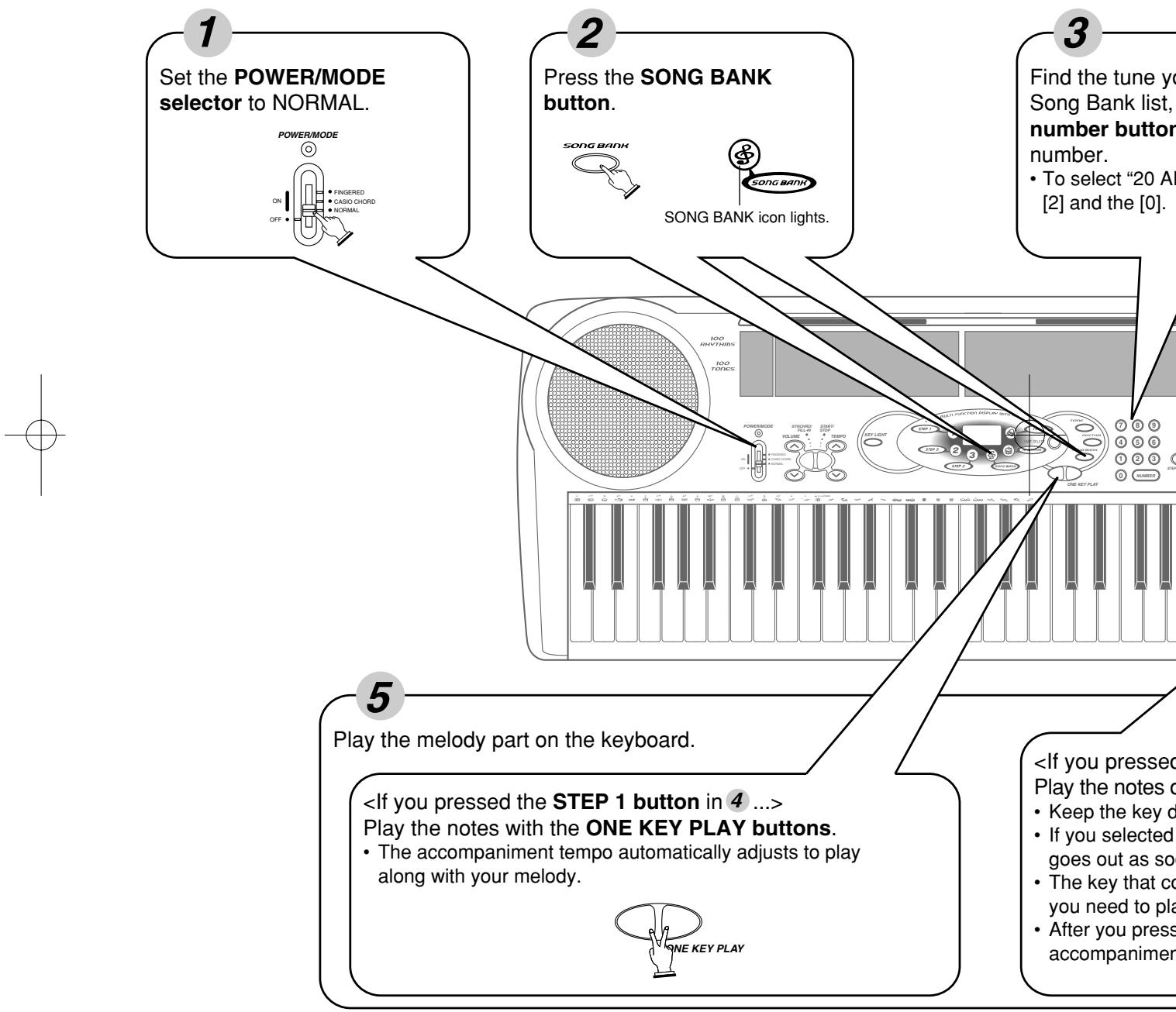 CASIO LK-42 - Quick Reference - 1