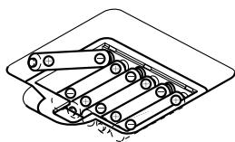 CASIO LK-42 - To load batteries - 1