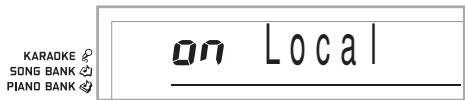 CASIO LK-93TV - LOCAL CONTROL (Default: On) - 2