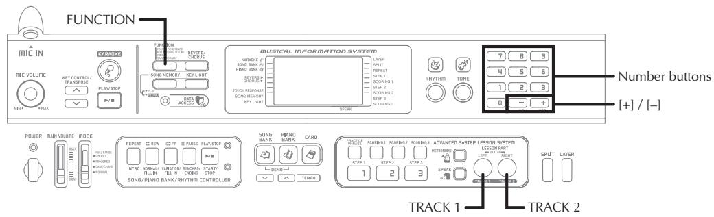 CASIO LK-93TV - To specify the TV display alphabet - 3
