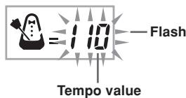 CASIO LK-93TV - To set the tempo - 2