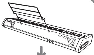 CASIO PS-20 - Attachment of the Score Stand - 1