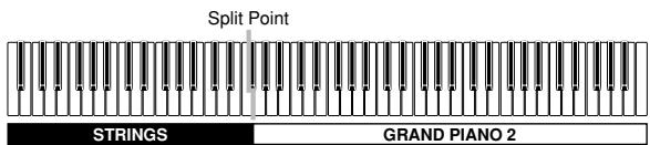 CASIO PX-100 - Assigning Different Tones to the Left and Right Sides of the Keyboard - 1