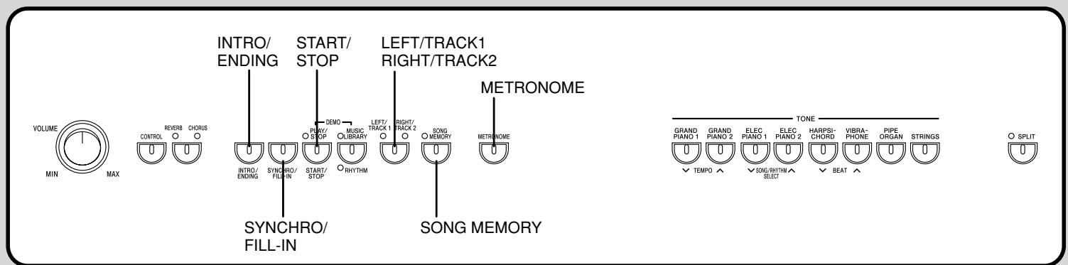 CASIO PX-100 - SONG MEMORY Button Operation - 2