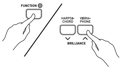 CASIO PX-110 - Adjusting the Brilliance of a Tone - 1