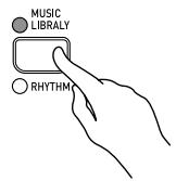 CASIO PX-110 - Playing a Music Library Tune - 2