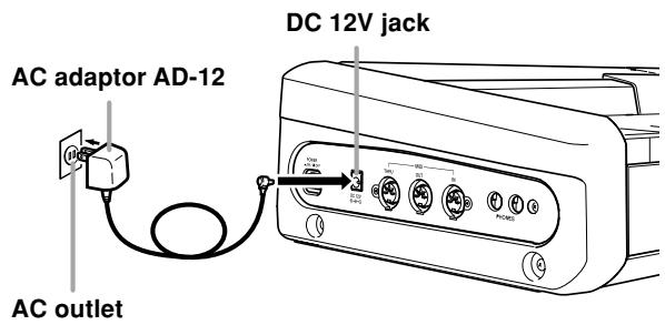 CASIO PX-310 - Specified AC Adaptor: AD-12 - 1