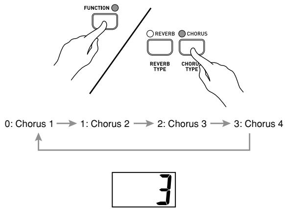 CASIO PX-310 - Changing the Effect Type - 2