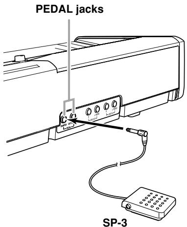 CASIO PX-310 - Connecting to a PEDAL Jack - 1