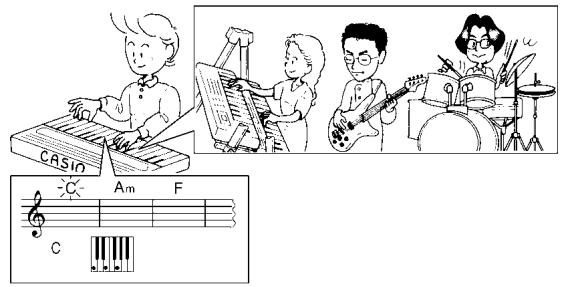 CASIO PX-310 - Using Auto Accompaniment - 1