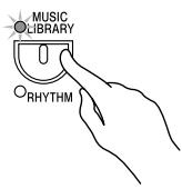 CASIO PX-500L - Playing a Music Library Tune - 2