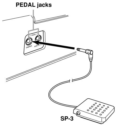 CASIO PX-500L - Connecting to a PEDAL Jack - 1