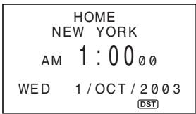 CASIO SF-4990 - To switch the Home Time between standard and daylight saving time - 1