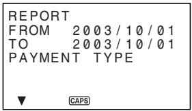 CASIO SF-4990 - To calculate expense totals for a specific period - 1