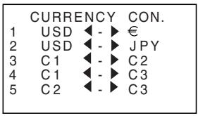 CASIO SF-4990 - To enter the Currency Conversion Mode - 1