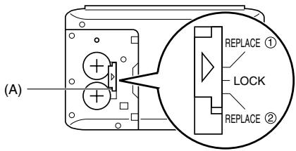 CASIO SF-4990 - To replace the batteries - 2