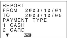 CASIO SF-4990 - To calculate expense totals for a specific period - 2