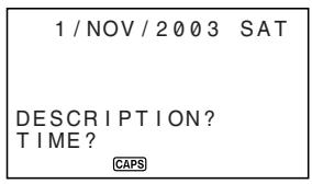 CASIO SF-6990 - About Schedule Keeper data and initial displays... - 1