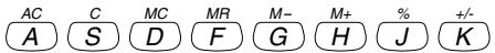 CASIO SF-6990 - About the Calculator Mode keys... - 2