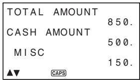 CASIO SF-6990 - To calculate expense totals for a specific period - 4