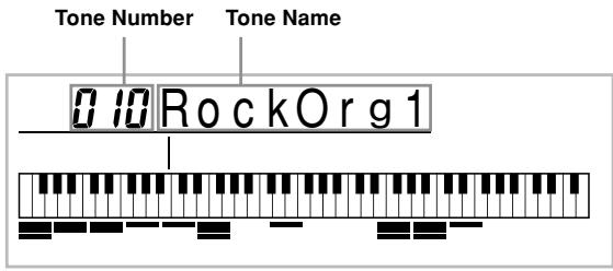 CASIO WK-3000 - To select a drawbar organ tone - 1
