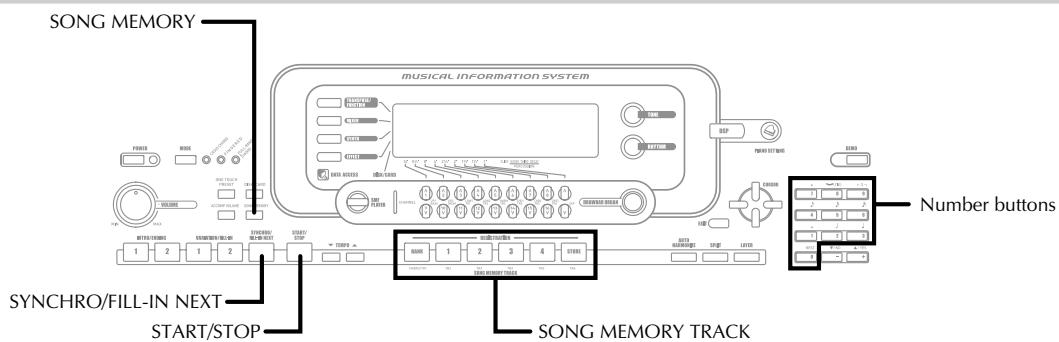 CASIO WK-3000 - Song Memory Function - 1