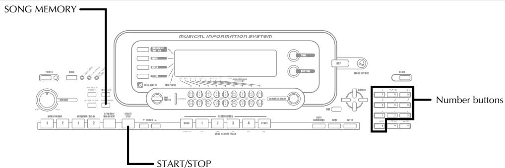 CASIO WK-3000 - Song Memory Function - 1