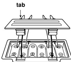 CASIO WK-3000 - To load batteries - 3
