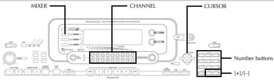 CASIO WK-3000 - Mixer Function - 1