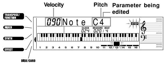 CASIO WK-3000 - To edit memory contents - 2