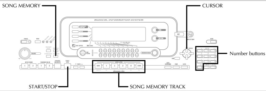 CASIO WK-3000 - Song Memory Function - 1