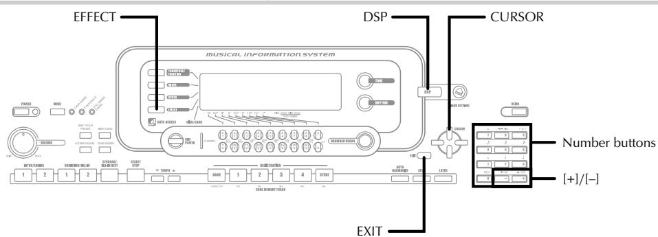 EFFECT DSP CURSOR MUSICAL INFORMATION SYSTEM 1 2 3 4 5 6 7 8 9 10 11 12 13 14 15 16 17 18 19 20 21 22 23 24 25 26 27 28 29 30 31 32 33 34 35 36 37 38 39 40 41 42 43 44 45 46 47 48 49 50 51 52 53 54 55 56 57 58 59 60 61 62 63 64 65 66 67 68 69 70 71 72 73 74 75 76 77 78 79 80 Number buttons [+]/[-] EXIT