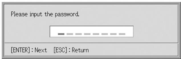 CASIO XJ-450 - Using the Password Input Dialog Box - 1