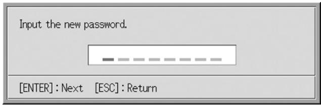 CASIO XJ-450 - To change the power on password - 1