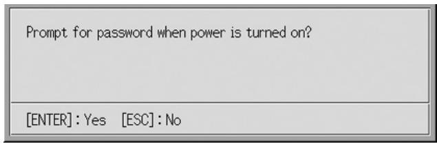 CASIO XJ-450 - To turn the power on password on and off - 2