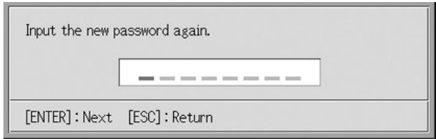 CASIO XJ-450 - To change the power on password - 2